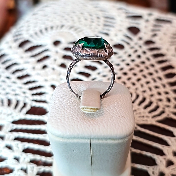 Antique Vintage Sterling Silver Ring - Picture 3 of 5